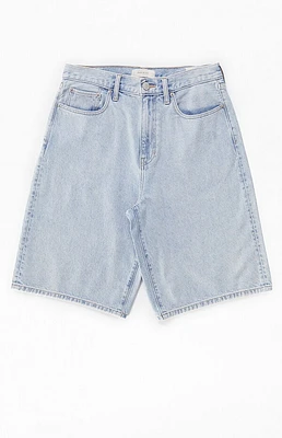 Pacsun Light Indigo Extreme Baggy Denim Shorts