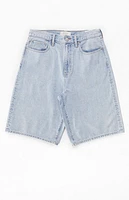 Pacsun Light Indigo Extreme Baggy Denim Shorts