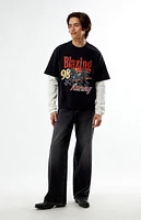PacSun Saddle 2fer Thermal Long Sleeve T-Shirt