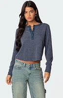 Edikted Ruth Henley Waffle Top