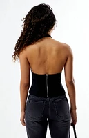 WEWOREWHAT Cross Halter Corset