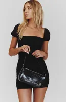 Princess Polly Recycled Black Charvi Mini Dress