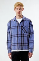 PacSun Washed Cropped Flannel Shirt