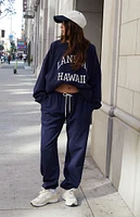 John Galt Navy Rosa Sweatpants