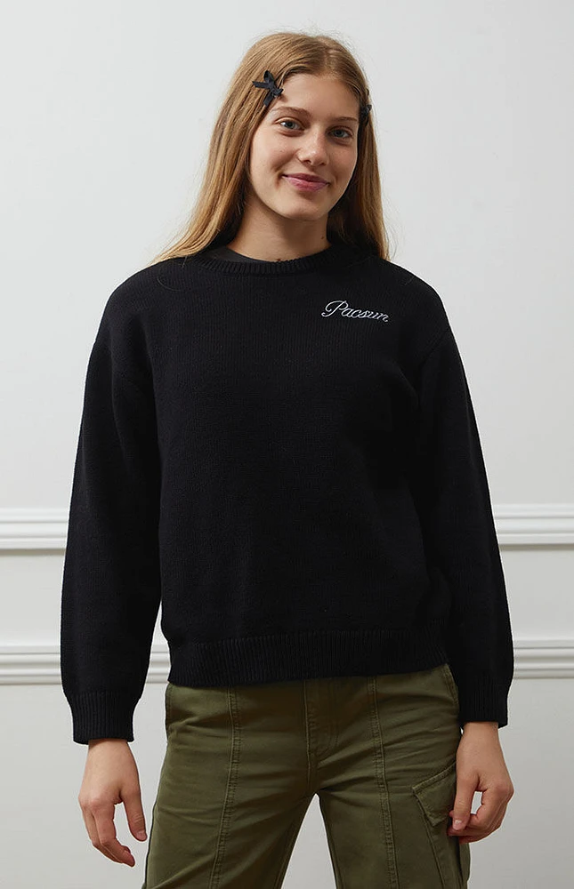 PacSun Kids Embroidered Knit Sweater