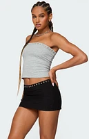 Edikted Built Bra Grommet Tube Top