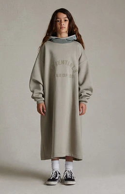 Kids Fear of God Essentials Seal Hooded Dress