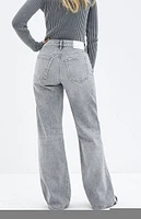 PacSun Lena Gray Low Rise Super Baggy Jeans