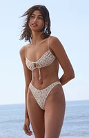 Amor y Besos Eco Floral Vera High Cut Bikini Bottom