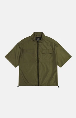 WeSC America Inc Olive Open Wind Nylon Shirt