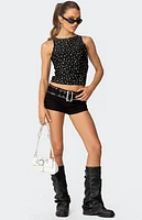 Edikted Alexandra Studded Top