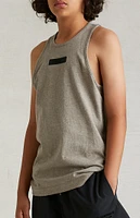 Kids Fear of God Essentials Heather Grey Tank Top