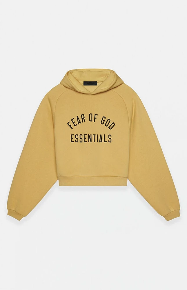 Fear of God Essentials Women's Amber Fleece Cropped Hoodie