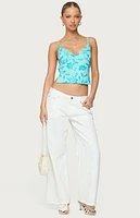 Edikted Petite Roman Low Rise Slouchy Jeans