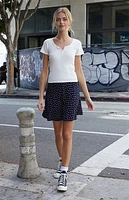 John Galt White Zelly Short Sleeve Top