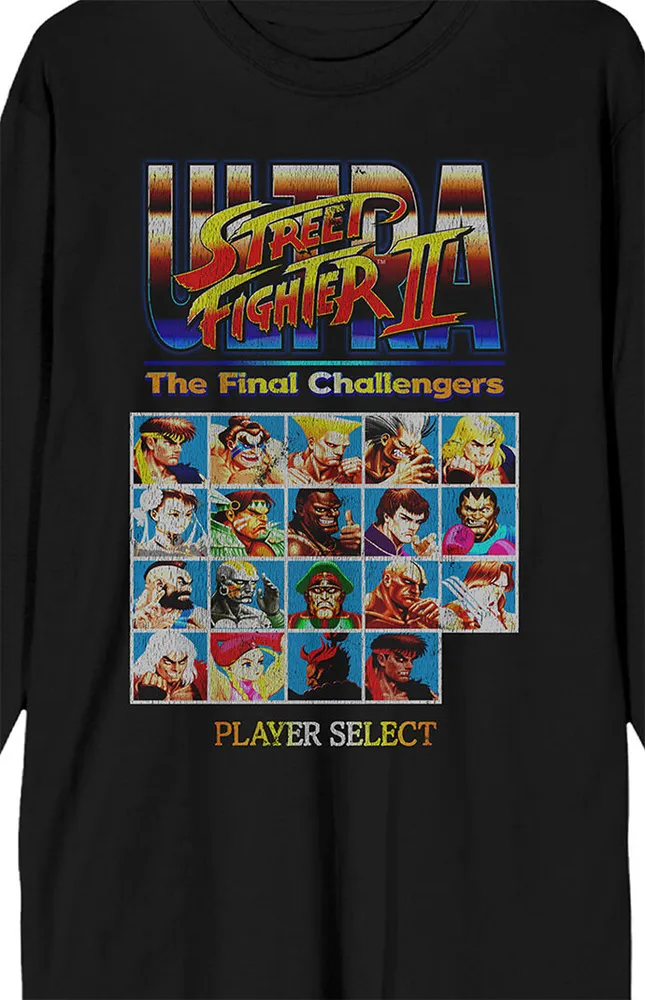 Street Fighter Final Challenge Long Sleeve T-Shirt