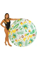 PoolCandy Inflatable Giant Tropical Fruit Island Pool Float