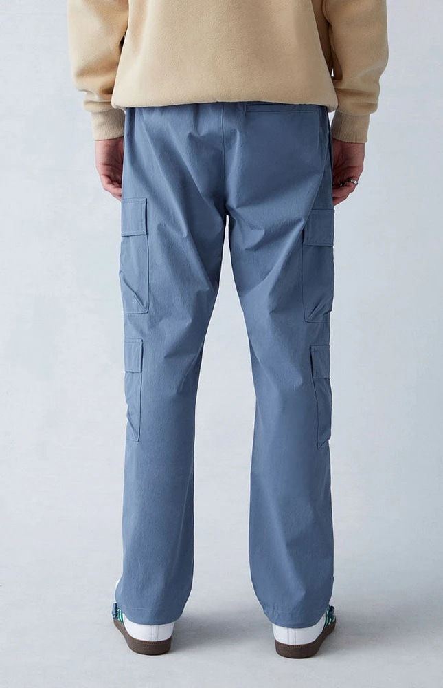 PacSun Performance Stretch Blue Straight Cargo Pants