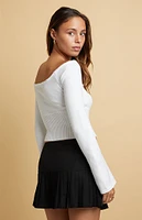 LA Hearts Lisette Off-The-Shoulder Sweater