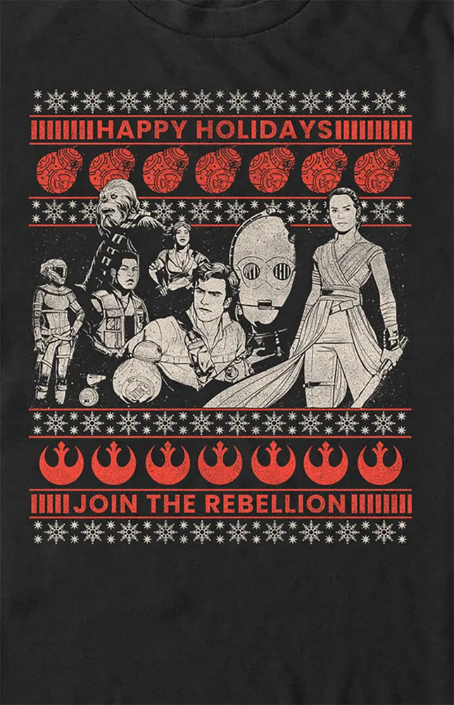 Star Wars Rebellion Holiday T-Shirt