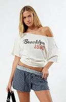 PS / LA Brooklyn 1980 Off-The-Shoulder T-Shirt