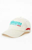 Formula 1 x PacSun Cream Melbourne Australia Southern Land Twill Snapback Hat