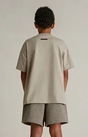 Fear of God Essentials Kids Homestead Heather Fleece Soccer Sweat Shorts
