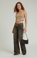 PacSun Casey Brown Low Rise Baggy Jeans