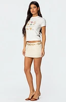 Edikted Seashells Graphic T-Shirt