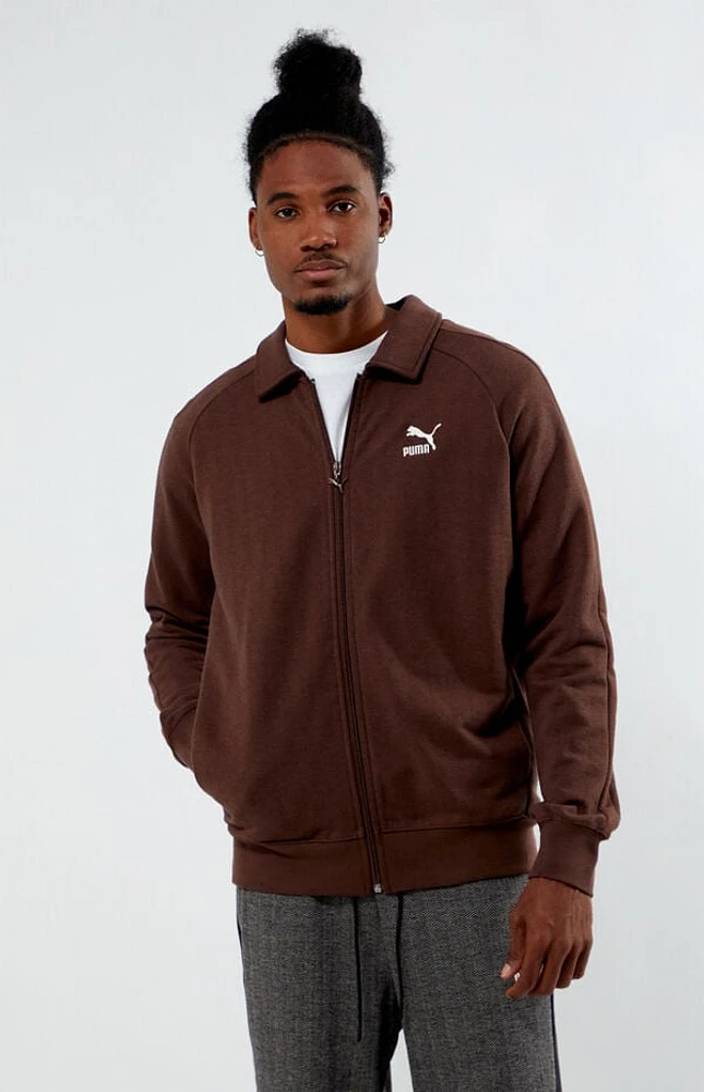Puma Brown T7 Track Jacket