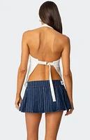 Edikted Yazi Backless Halter Top