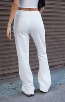John Galt White Hilary Soft Yoga Pants