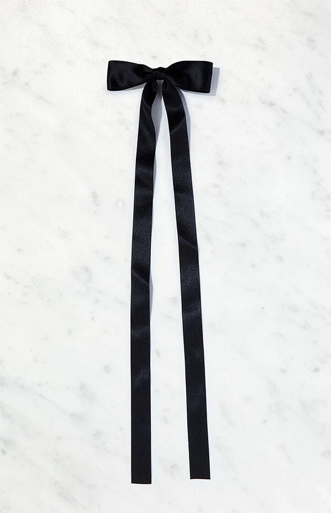 LA Hearts Long Bow Hair Clip