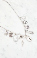 LA Hearts Trinity Charm Necklace