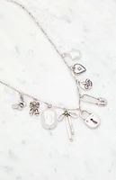 LA Hearts Trinity Charm Necklace