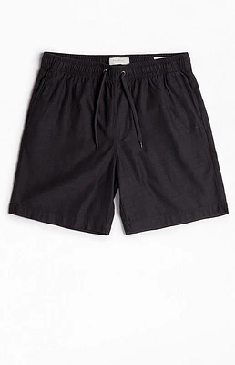 PacSun Black Cole Slubby Volley Shorts