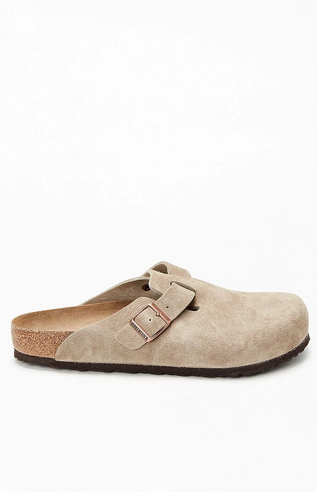 Birkenstock Boston Soft Footbed Clogs Taupe