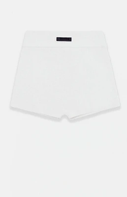 Fear of God Essentials Women's Cloud White Knit Boxer Shorts