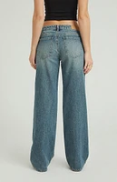 PacSun Indigo Low Rise Girlfriend Jeans