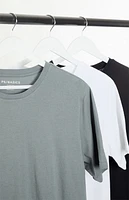 Pacsun 3 Pack Solid Color Scallop T-Shirts
