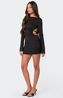 Edikted Nessa Strappy Back Mini Dress