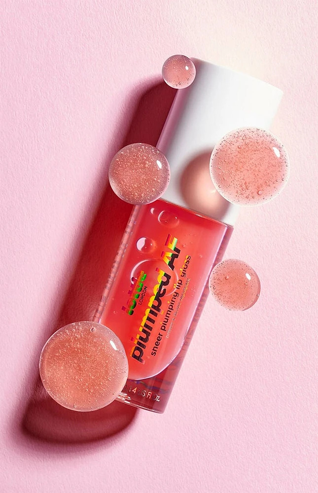 Lottie London Peach Plumped AF Sheer Lip Gloss