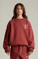 Fear of God Essentials Kids Crimson University Fleece Crew Neck Sweatshirt