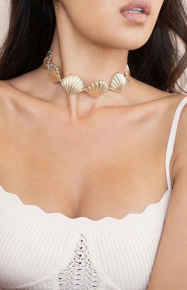 Ettika Scallop Shell Body Chain