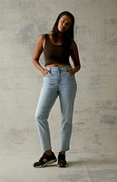 PacSun Light Blue Curve Straight Leg Jeans