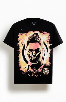 HYPLAND Mortal Kombat Scorpion Grunge T-Shirt