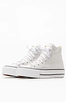 Converse Women's Gray Chuck Taylor All Star Lift High Top Sneakers