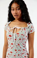 Daisy Street Ditsy Jersey Mini Dress