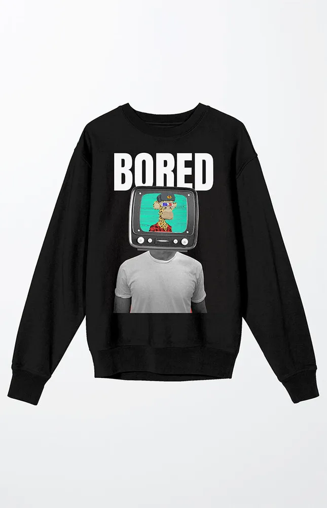 Bored Of Directors Half Crew Neck Sweatshirt