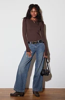 Est. PAC 1980 Softest Cowl Neck Long Sleeve Top